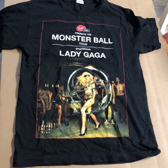 Tops Lady Gaga Monster Ball Tour Shirt Size Small Poshmark